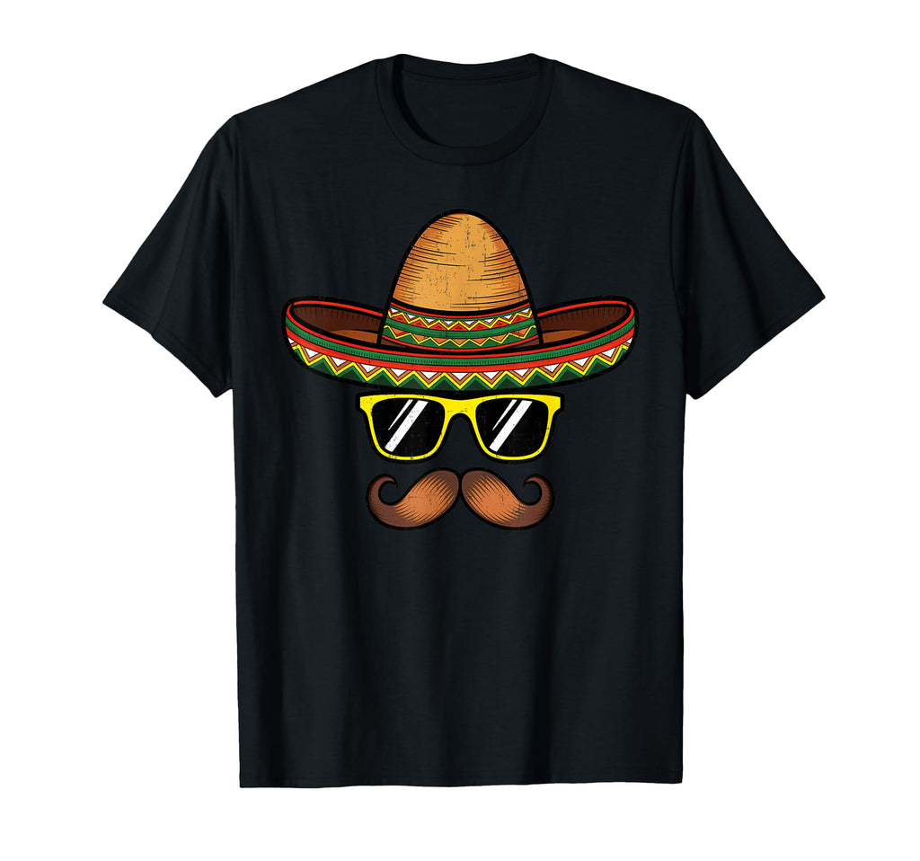 Funny Cinco De Mayo Funny Sombrero T-Shirt - Custom Art Print Men Women - T-Shirt, Sweatshirt, Hoodie