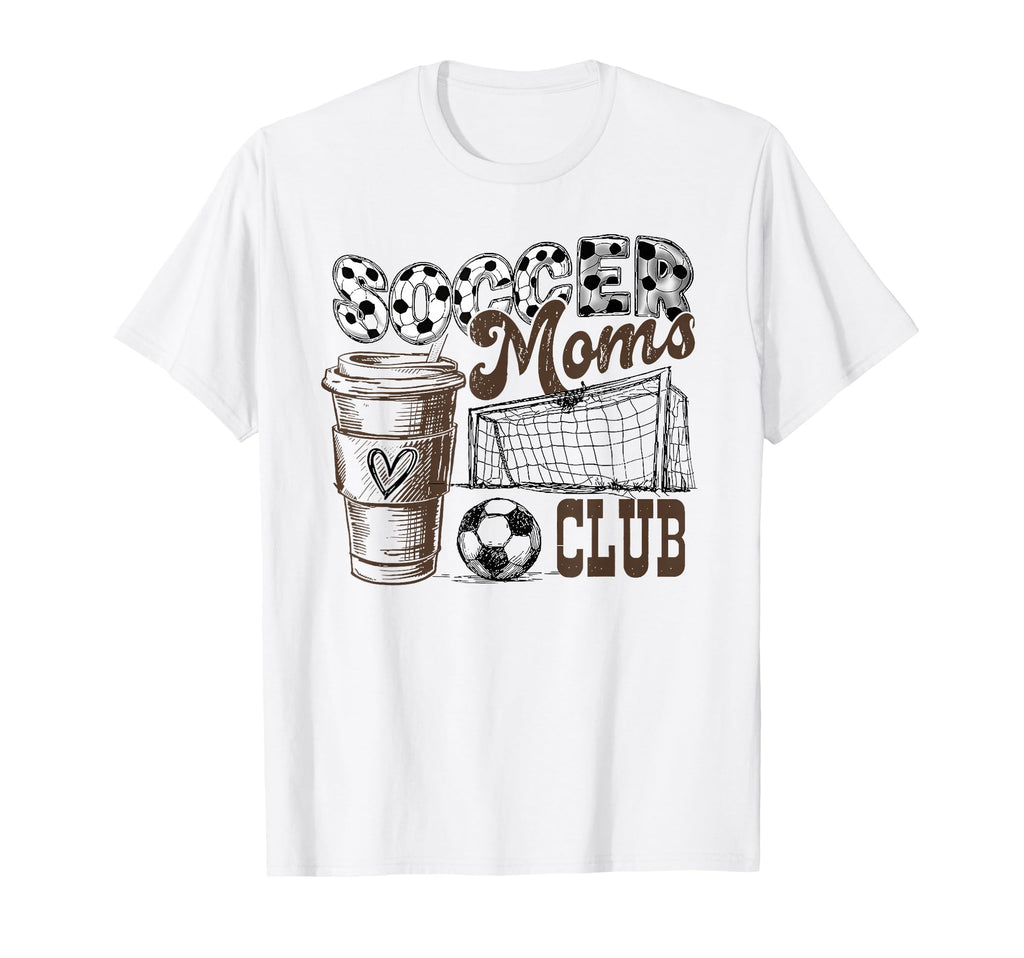 Soccer Moms Club Football Happy Game T-Shirt - Minimalist Print for Adults - T-Shirt, Sweatshirt, Hoodie