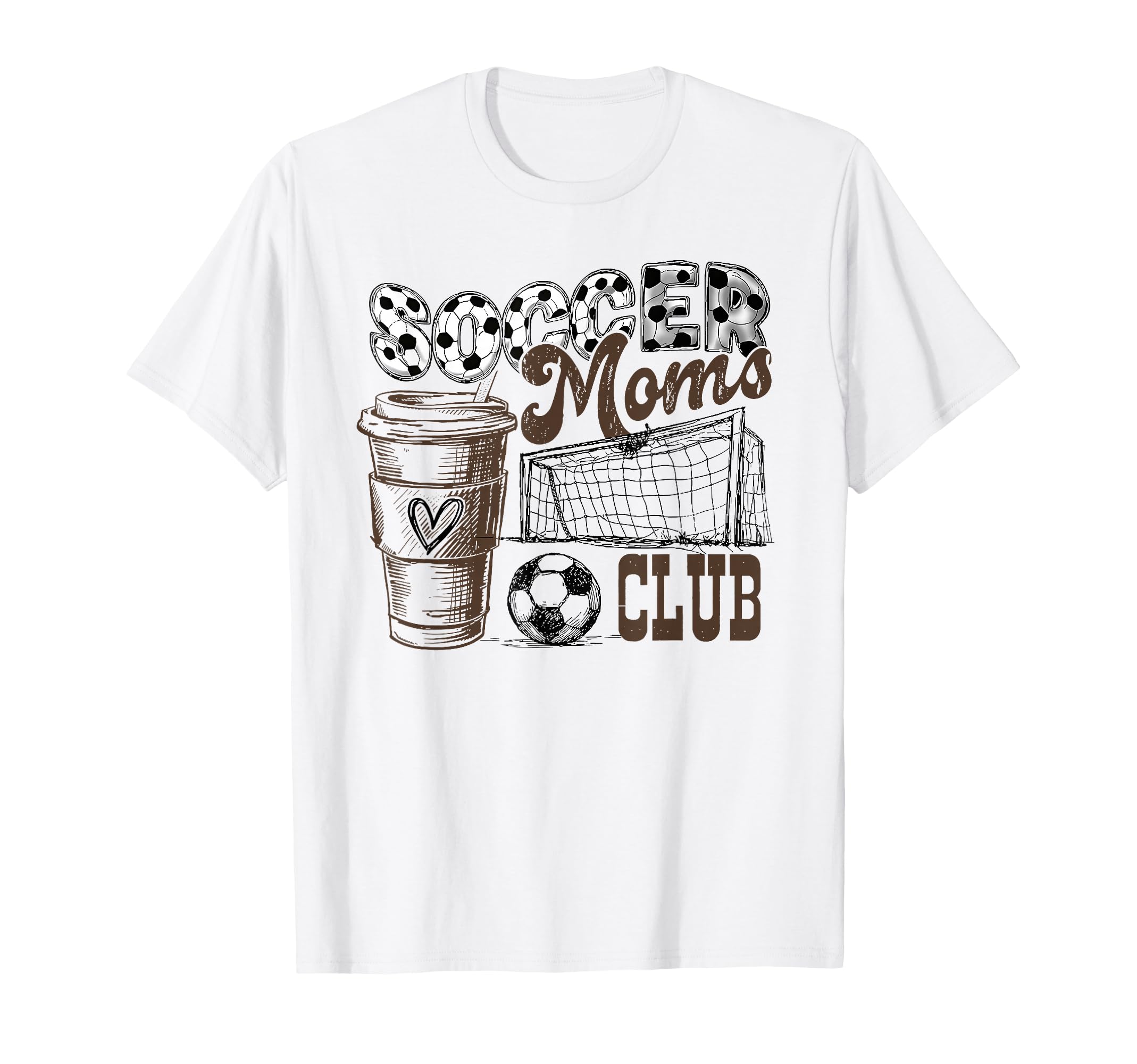 Soccer Moms Club Football Happy Game T-Shirt - Minimalist Print for Adults - T-Shirt, Sweatshirt, Hoodie