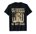 Veterans Day My Favorite Veteran Is Dad T-Shirt - Custom Art Print Unisex - T-Shirt, Sweatshirt, Hoodie