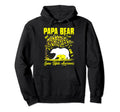 Proud Papa Bear Spina Bifida Awareness Hoodie - Minimalist Print Unisex - T-Shirt, Sweatshirt, Hoodie