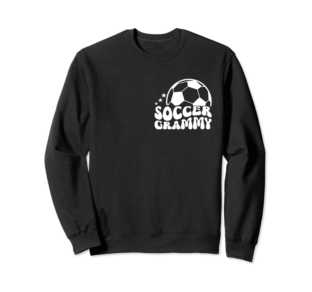 Soccer Grammy Groovy Grammy Soccer Sweatshirt - Novelty Apparel Unisex - T-Shirt, Sweatshirt, Hoodie