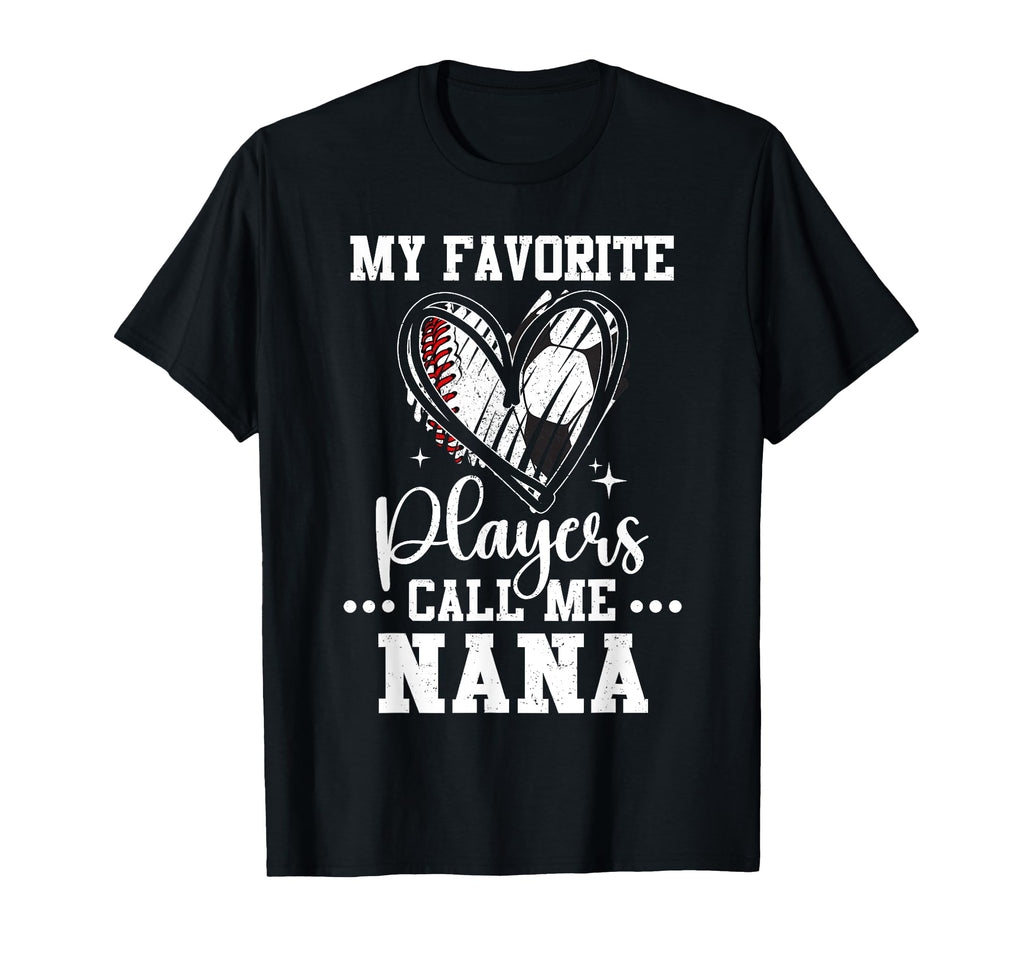 My Favorite Baseball Soccer Players T-Shirt - Graphic Print for Adults - T-Shirt, Sweatshirt, Hoodie