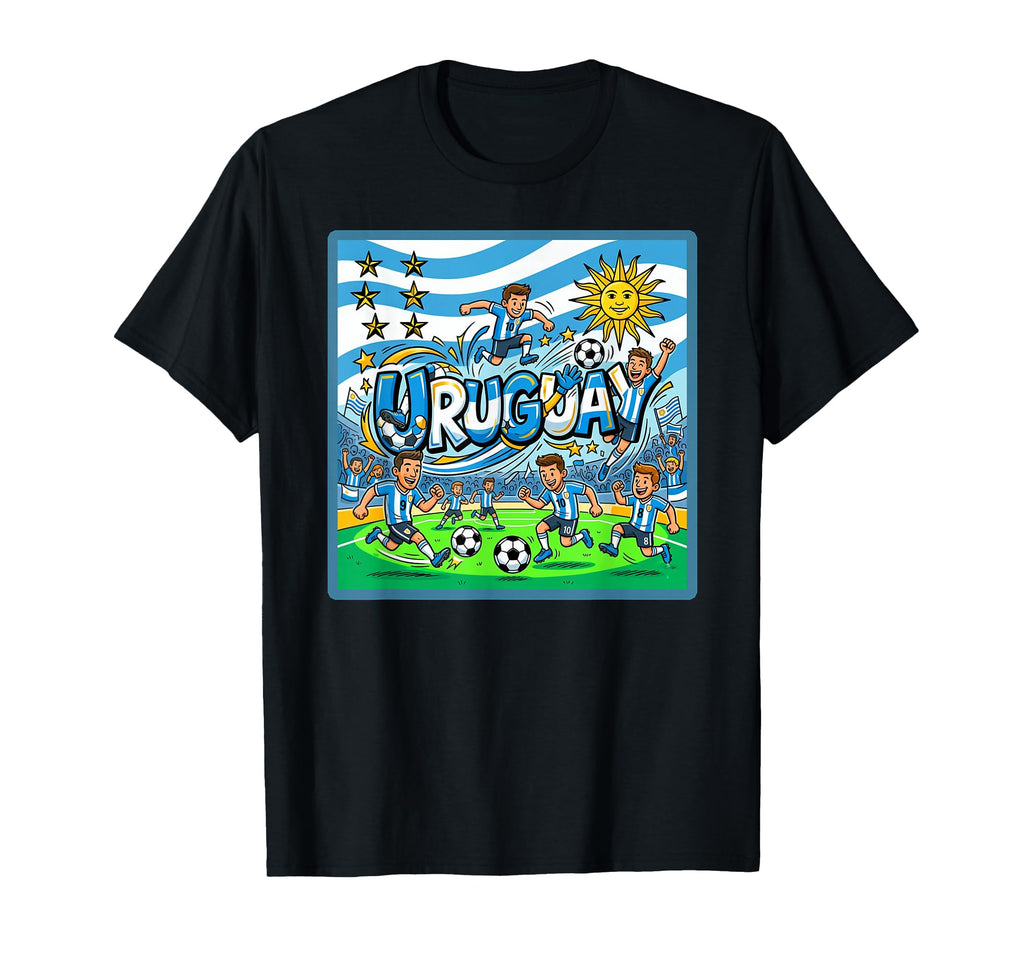 Uruguay Soccer Fan T-Shirt - Unique Graphic Men Women - T-Shirt, Sweatshirt, Hoodie