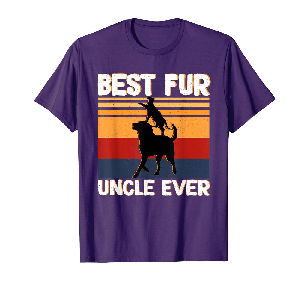 Best Fur Uncle Ever Funny Dog And Cat T-Shirt - Minimalist Print Unisex - T-Shirt, Sweatshirt, Hoodie