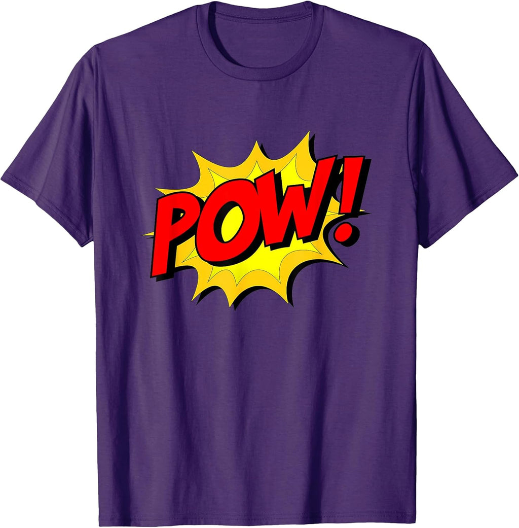 POW! Unisex-Adults, Kids Comic Book Cartoon Funny Pop - Adult & Kids T-Shirts, Sweatshirts & Hoodies apparel design preview 1