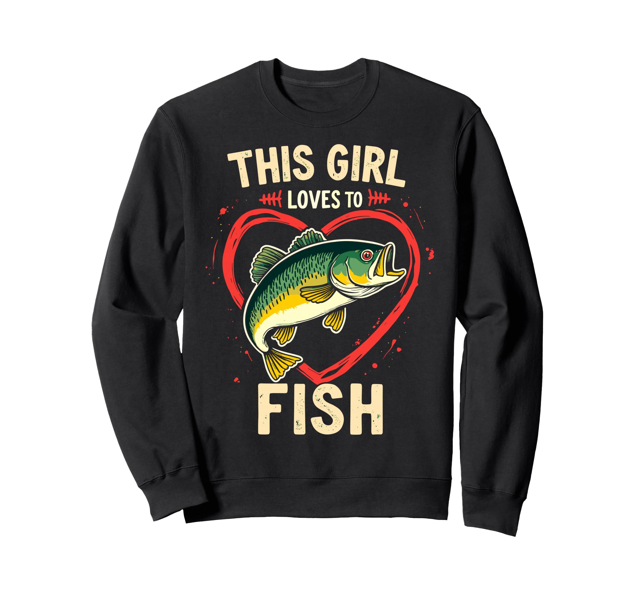 This Loves To Fish Fisher Mom Sweatshirt - Custom Art Print Men Women - T-Shirt, Sweatshirt, Hoodie