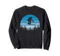 Ski Sunset Skier Skiing Dad Ski Sweatshirt - Custom Art Print Men Women - T-Shirt, Sweatshirt, Hoodie
