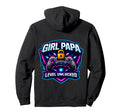 Papa Level Unlocked New Father Dad Hoodie - Graphic Print Men Women - T-Shirt, Sweatshirt, Hoodie