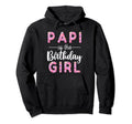 Papi Birthday Donut Dad First Bday Hoodie - Minimalist Print Men Women - T-Shirt, Sweatshirt, Hoodie