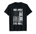 Dad Jokes Are How Eye Roll Usa Flag T-Shirt - Aesthetic Graphic for Adults - T-Shirt, Sweatshirt, Hoodie