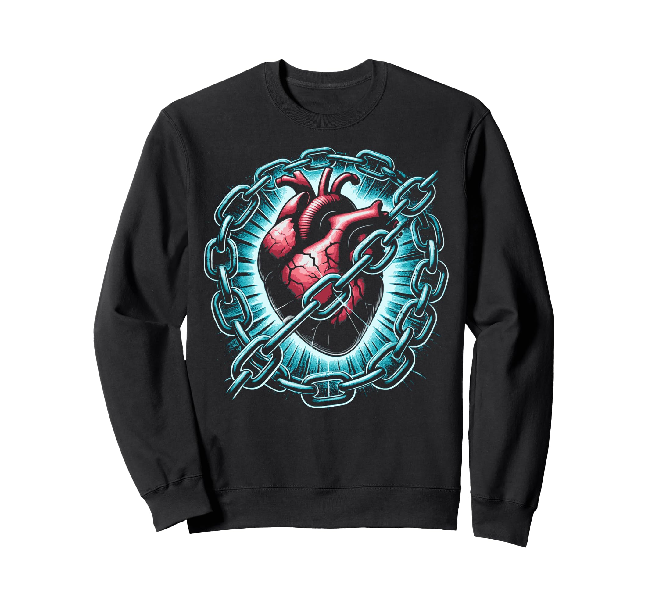 Broken Heart Break Up Divorced Sweatshirt - Fun Novelty Design for Adults - T-Shirt, Sweatshirt, Hoodie