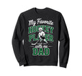 Hockey Dad My Favorite Player Sweatshirt - Custom Art Print for Adults - T-Shirt, Sweatshirt, Hoodie