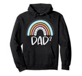 Dad2 Gifts Twin Dad Funny Daddy Two Hoodie - Aesthetic Graphic Unisex - T-Shirt, Sweatshirt, Hoodie