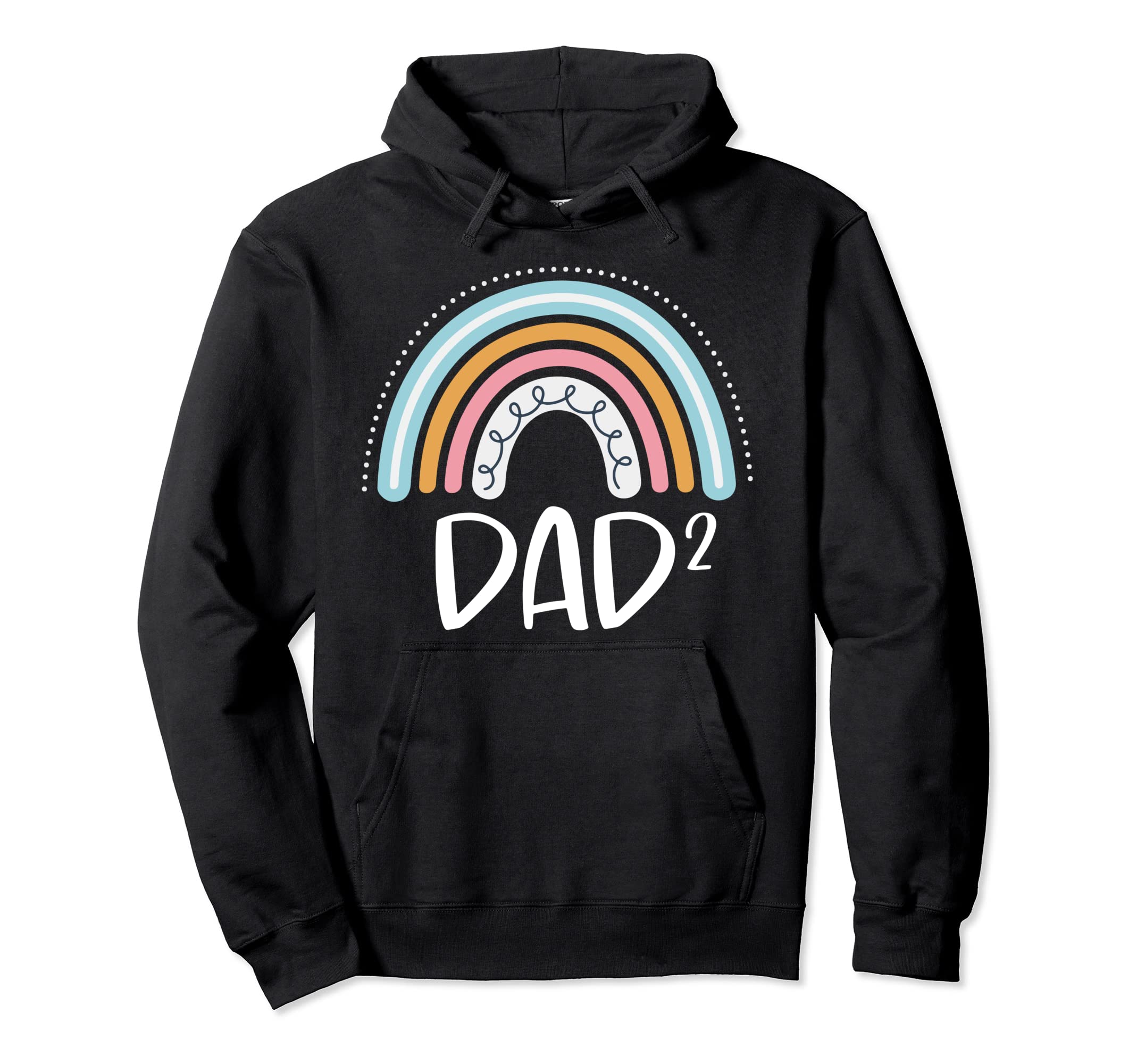 Dad2 Gifts Twin Dad Funny Daddy Two Hoodie - Aesthetic Graphic Unisex - T-Shirt, Sweatshirt, Hoodie