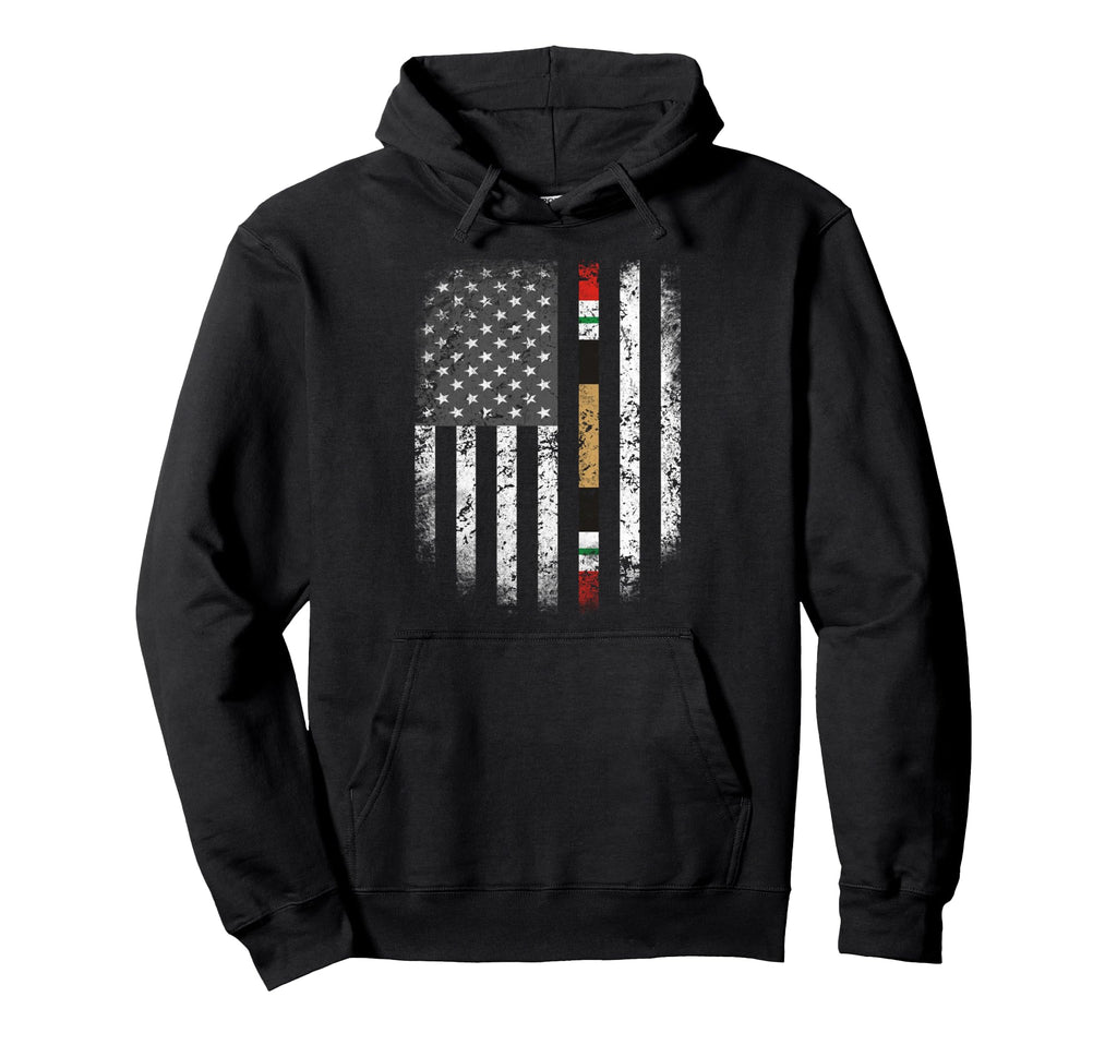 Proud Iraq War Veteran Ribbon Us Hoodie - Casual Everyday Wear for Adults - T-Shirt, Sweatshirt, Hoodie