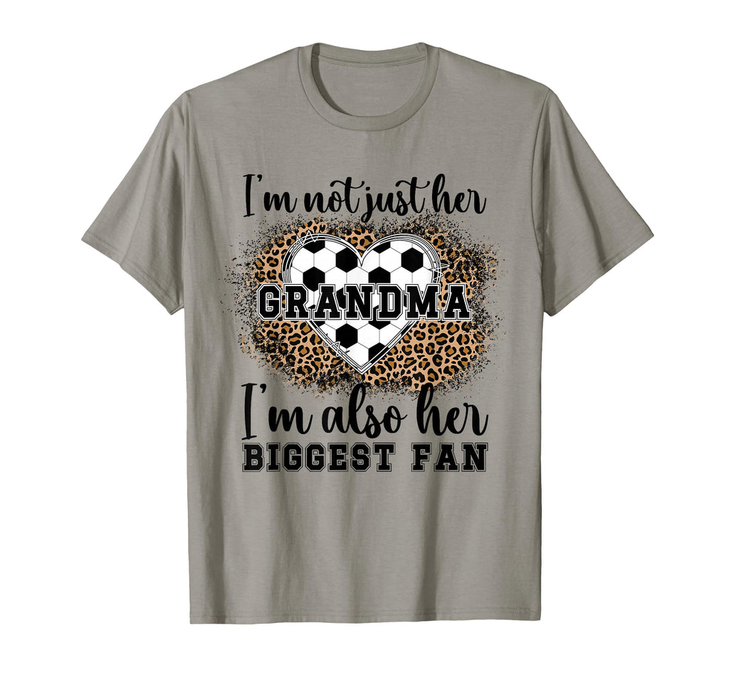 Her Biggest Fan Soccer Grandma Soccer T-Shirt - Aesthetic Graphic Unisex - T-Shirt, Sweatshirt, Hoodie