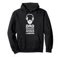 Dad Bearded Gamer Fathers Day Bearded Hoodie - Novelty Apparel Men Women - T-Shirt, Sweatshirt, Hoodie