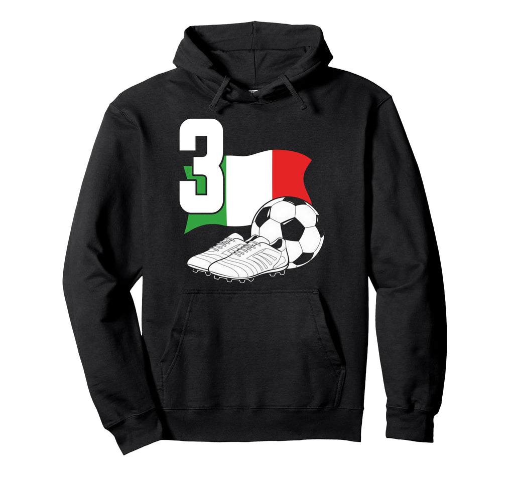 3 Soccer Birthday Gift Soccer Fan Hoodie - Streetwear Style for Adults - T-Shirt, Sweatshirt, Hoodie