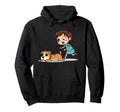 And Her Dog Funny Hoodie - Trendy Graphic Men Women - T-Shirt, Sweatshirt, Hoodie