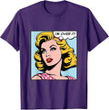 I'm Over it, pop Art Girl - Adult & Kids T-Shirts, Sweatshirts & Hoodies apparel design preview 1