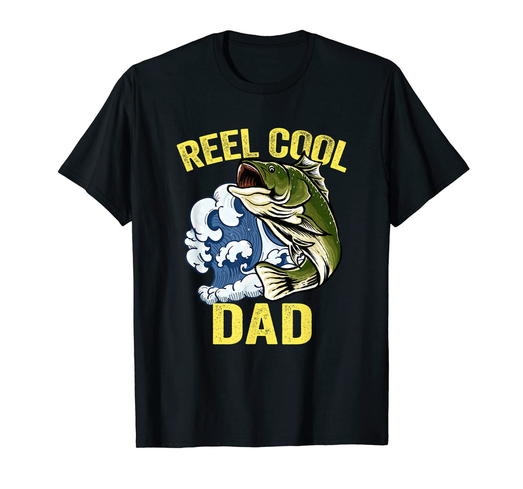 Reel Dad Fishing Fathers Day Dad Daddy T-Shirt - Unique Graphic Men Women - T-Shirt, Sweatshirt, Hoodie
