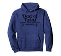 Dad Twins Over Achiever Funny Fathers Day Hoodie - Graphic Print Men Women - T-Shirt, Sweatshirt, Hoodie