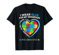 Grandma Grandpa I Wear Blue My T-Shirt - Novelty Apparel for Adults - T-Shirt, Sweatshirt, Hoodie