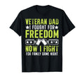 Now I Fight Family Game Night Veteran Dad T-Shirt - Minimalist Print Unisex - T-Shirt, Sweatshirt, Hoodie