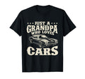 Just Grandpa Who Loves Cars T-Shirt - Trendy Graphic for Adults - T-Shirt, Sweatshirt, Hoodie