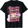 Girl Retro Bruno First Name Personalized Groovy 80's - Adult & Kids T-Shirts, Sweatshirts & Hoodies apparel design preview 1