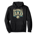 Baseball Dad Fathers Day Hoodie - Minimalist Print for Adults - T-Shirt, Sweatshirt, Hoodie
