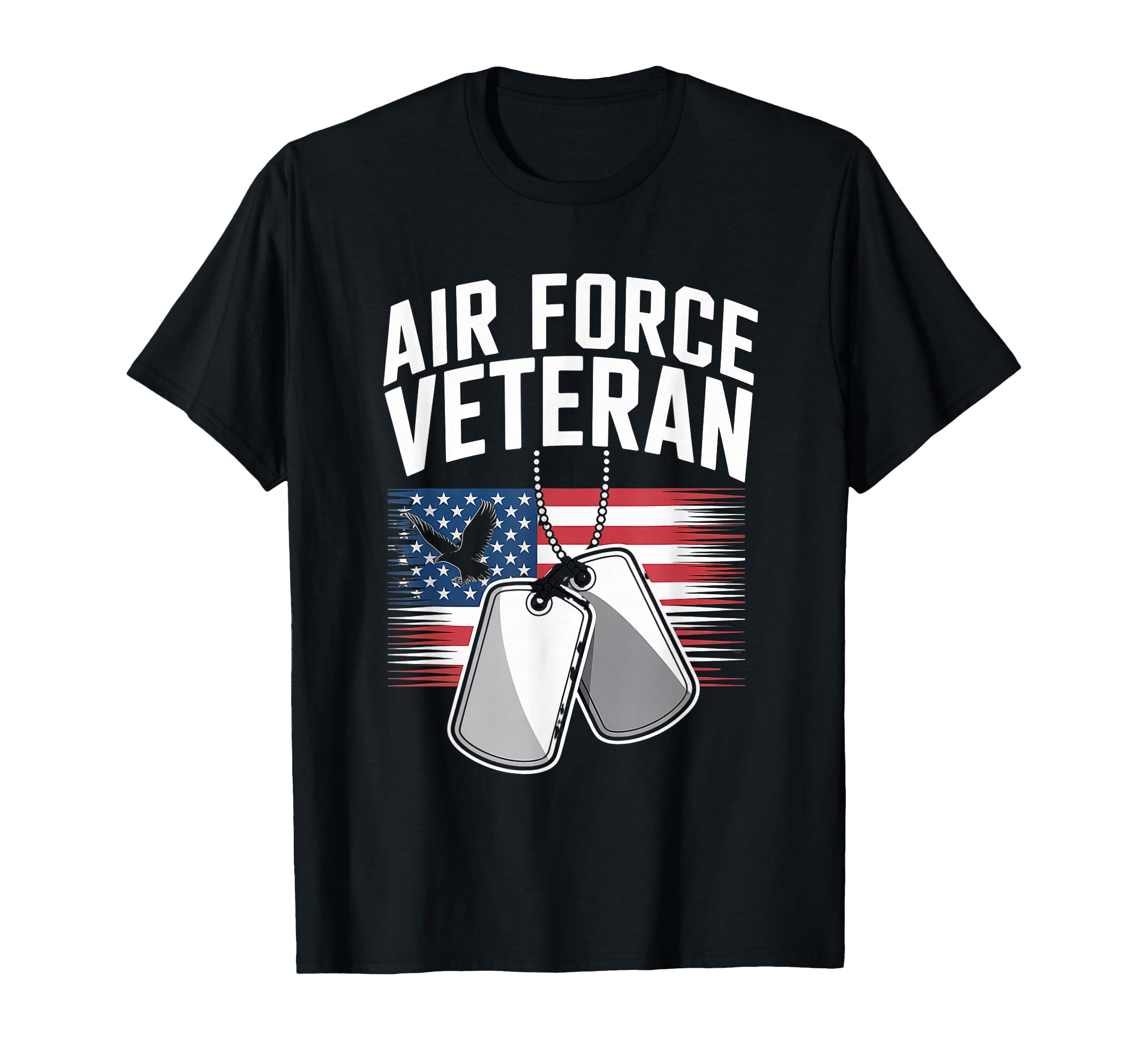 Air Force Veteran Us American Flag Dad T-Shirt - Aesthetic Graphic Unisex - T-Shirt, Sweatshirt, Hoodie