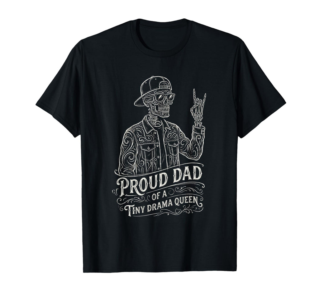 Skeleton Dad Daughter Matching Funny Dad T-Shirt - Unique Graphic Unisex - T-Shirt, Sweatshirt, Hoodie