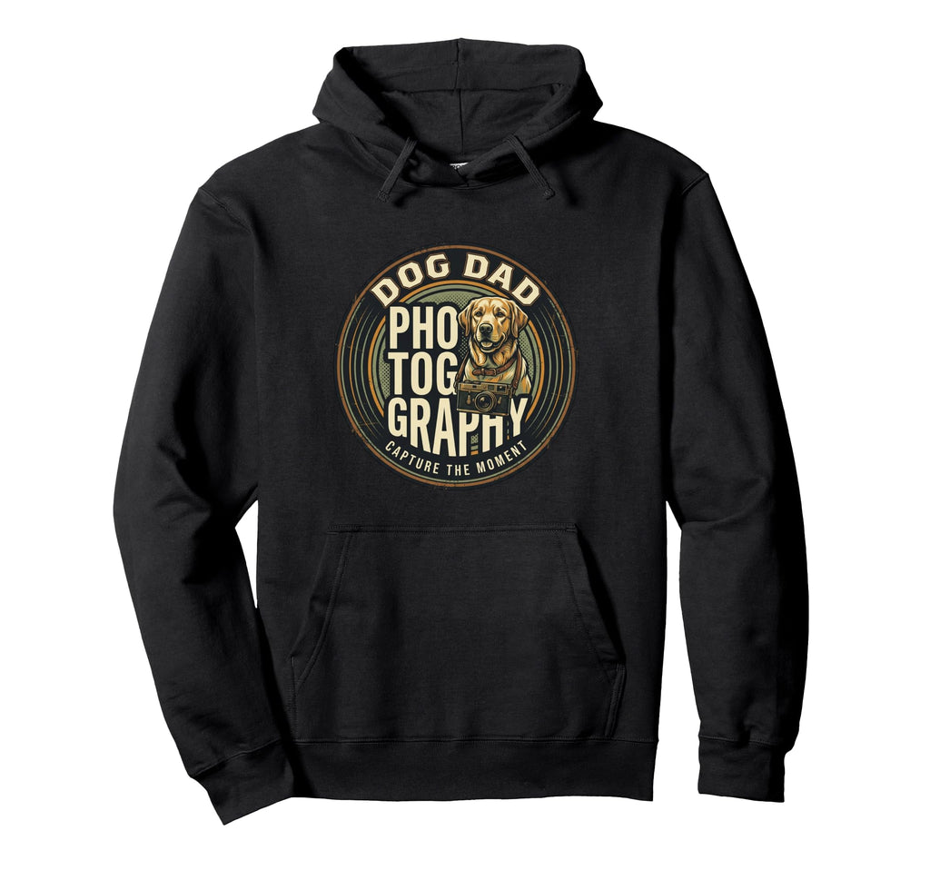 Dog Dad Photography Art Hoodie - Aesthetic Graphic Unisex - T-Shirt, Sweatshirt, Hoodie