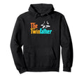 Twinfather Funny Father Twins Funny Hoodie - Fun Novelty Design for Adults - T-Shirt, Sweatshirt, Hoodie
