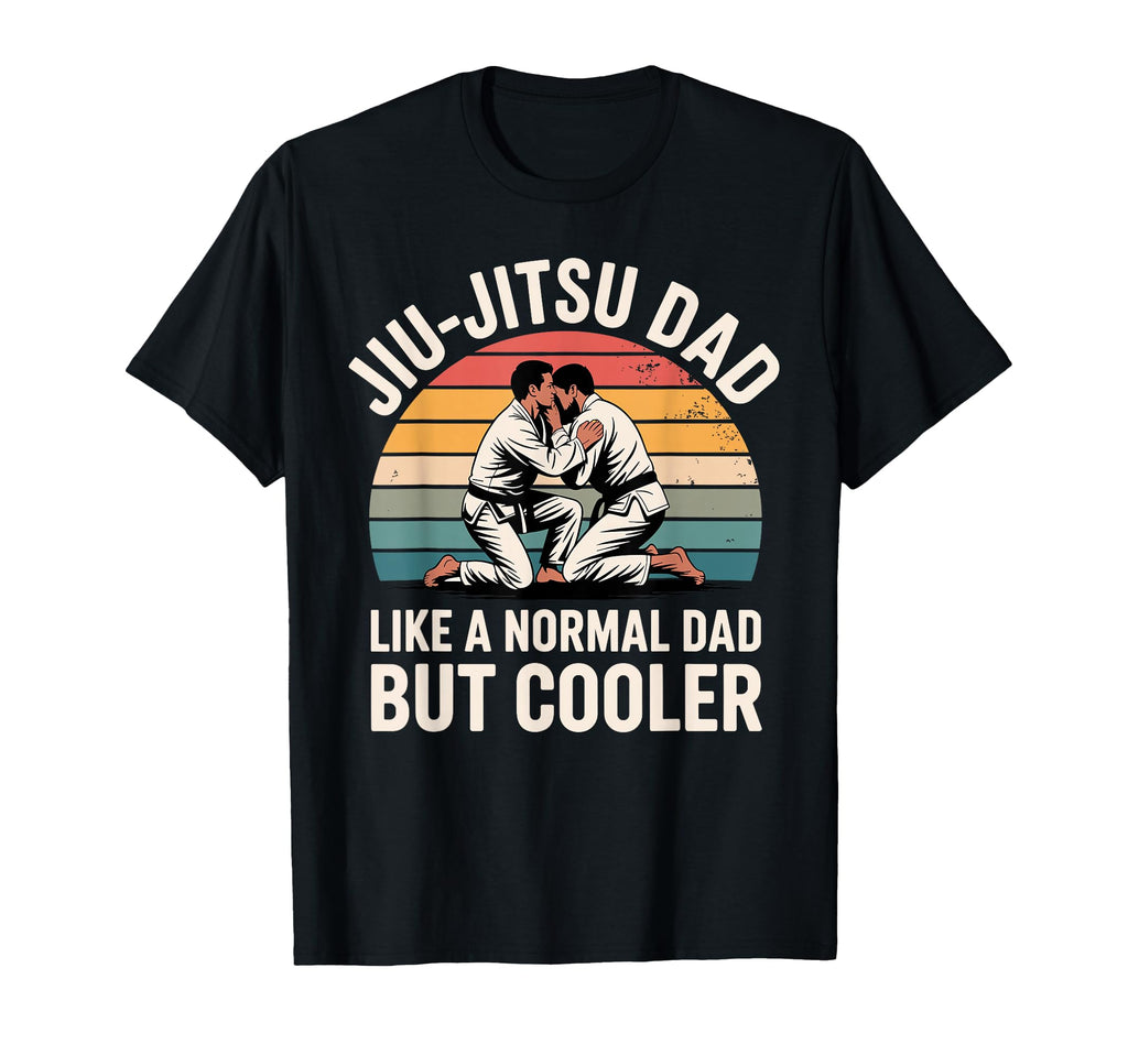Jiu Jitsu Art Dad Father Brazilian T-Shirt - Custom Art Print Men Women - T-Shirt, Sweatshirt, Hoodie