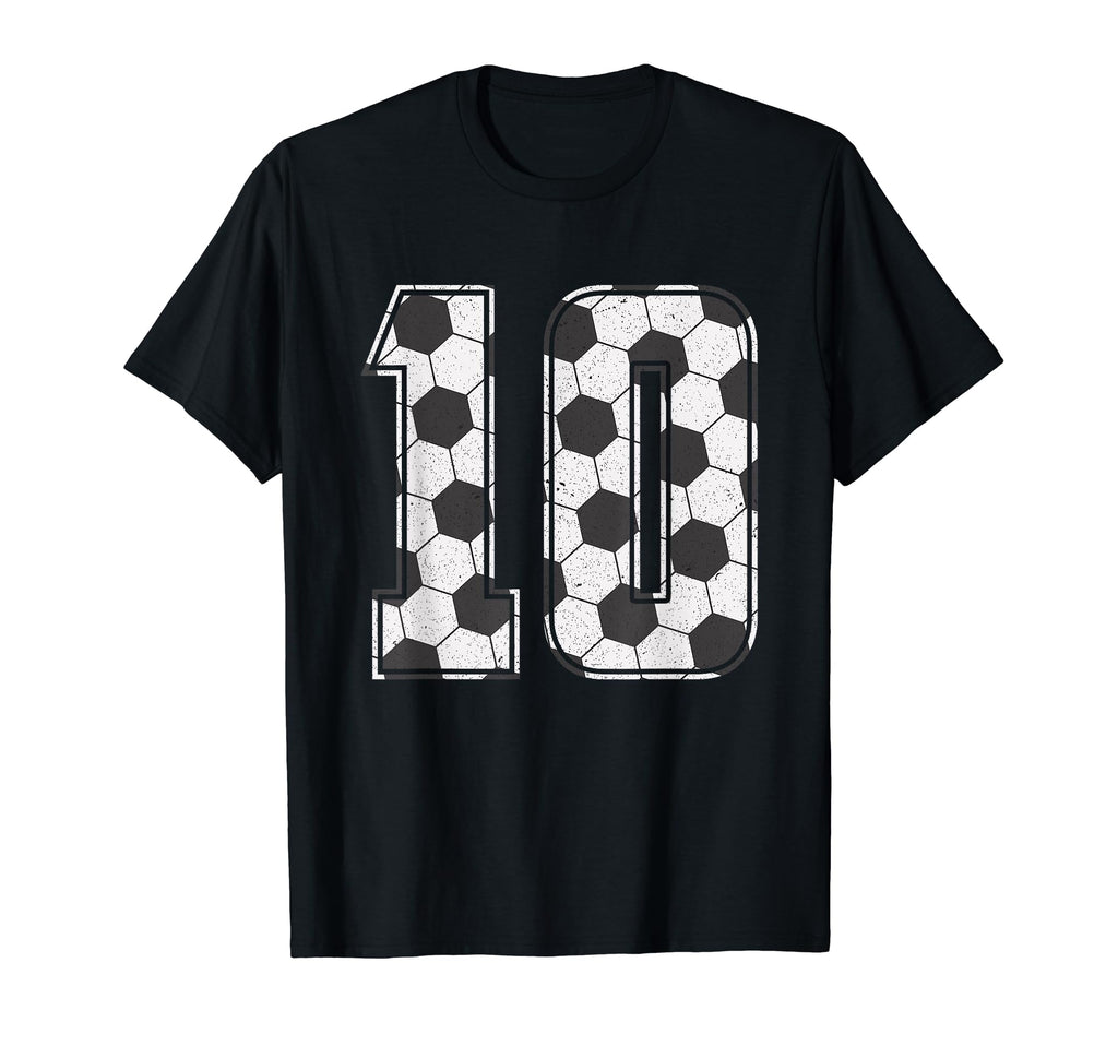 Soccer Player Number 10 Ten Soccer T-Shirt - Novelty Apparel Unisex - T-Shirt, Sweatshirt, Hoodie