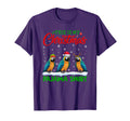 Santa Hat Reindeer Macaw Pajama T-Shirt - Casual Everyday Wear Unisex - T-Shirt, Sweatshirt, Hoodie