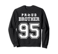 Number 95 Custom Proud Soccer Futbol Sweatshirt - Unique Graphic Men Women - T-Shirt, Sweatshirt, Hoodie