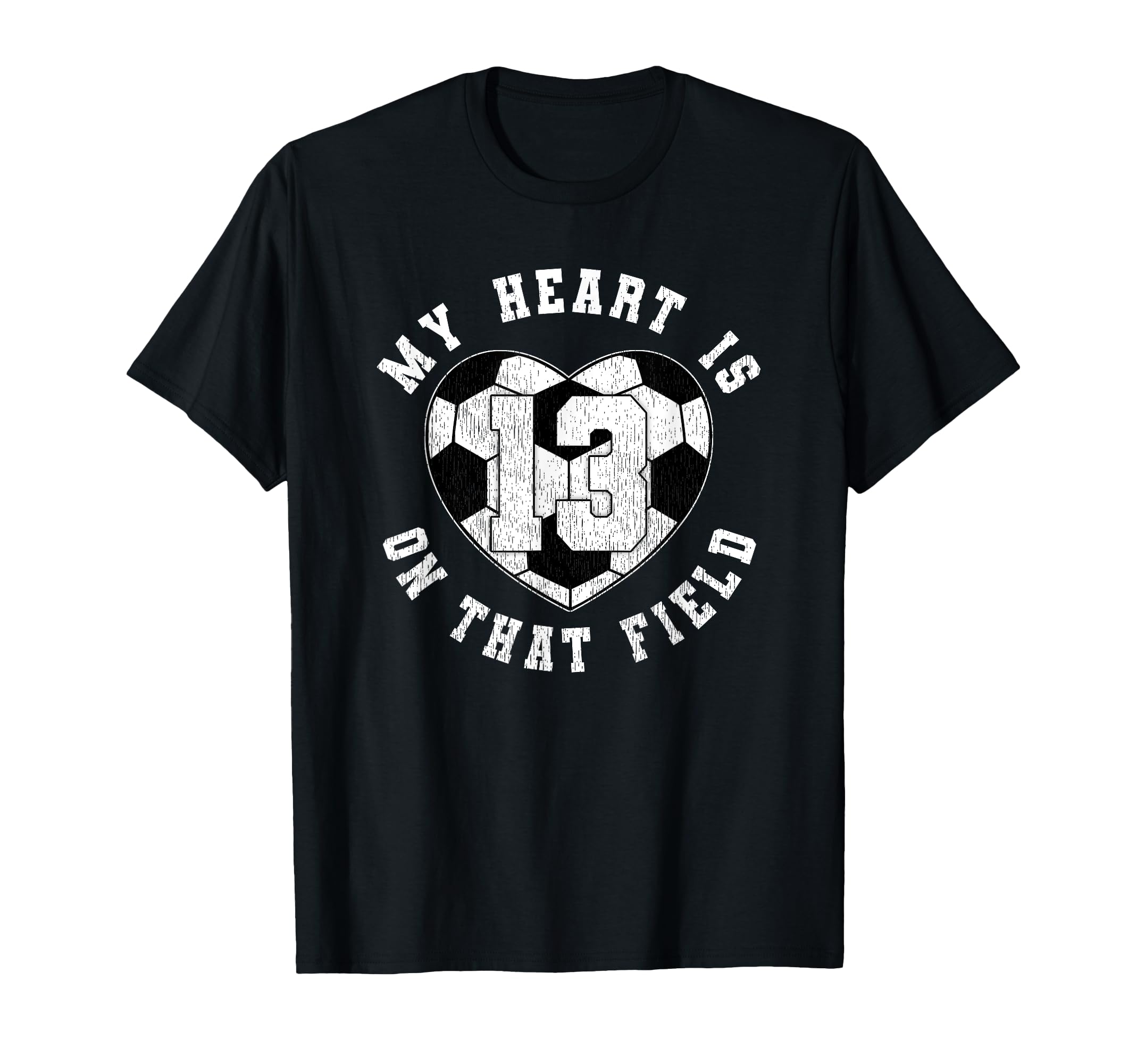 Soccer Player Mom Dad Jersey Number 13 T-Shirt - Minimalist Print Unisex - T-Shirt, Sweatshirt, Hoodie