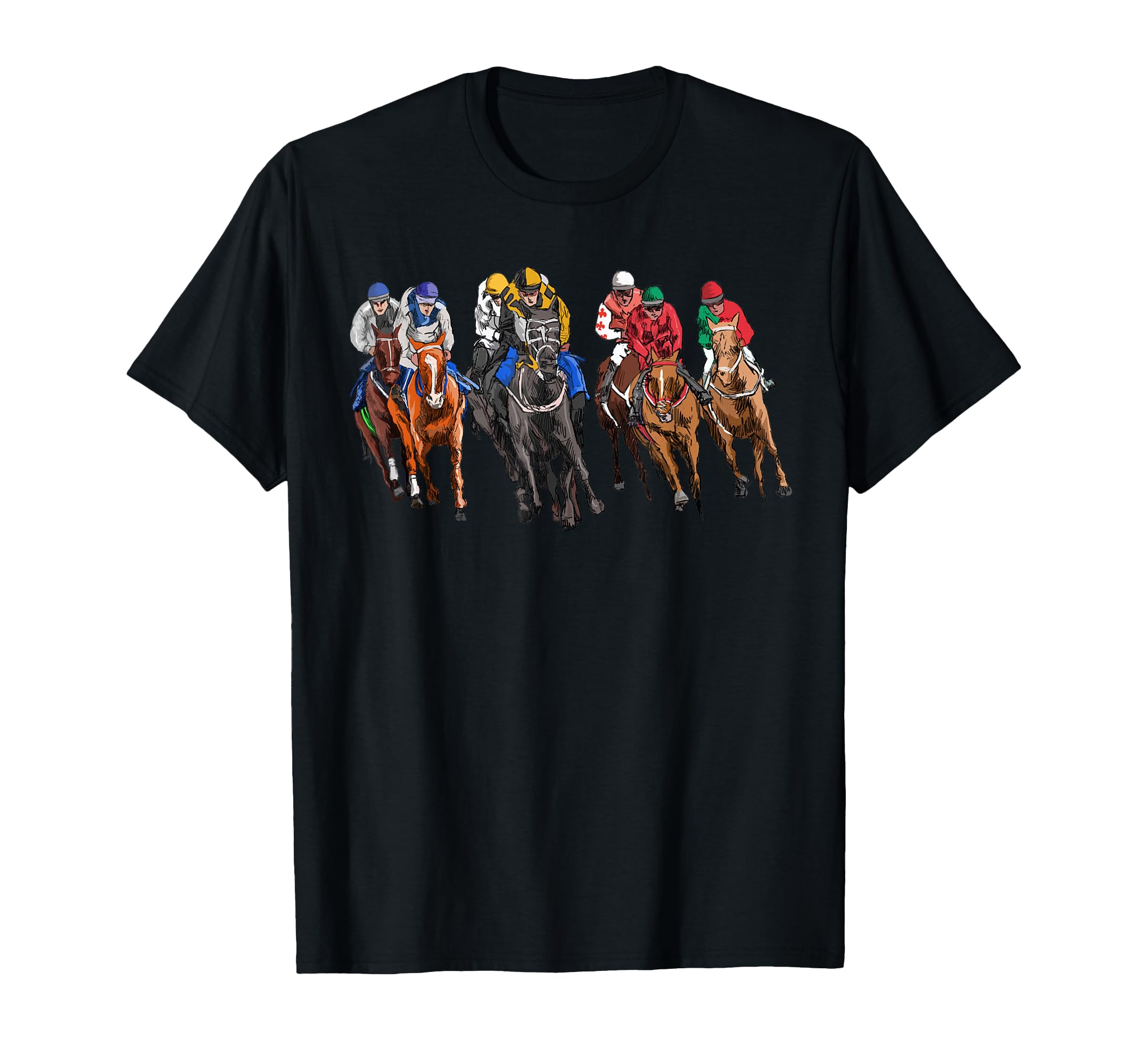 Funny Horse Racing Jockey Racer Derby T-Shirt - Novelty Apparel Unisex - T-Shirt, Sweatshirt, Hoodie