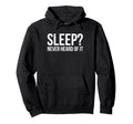 Sleep Never Heard It Twin Dad Father Hoodie - Minimalist Print Men Women - T-Shirt, Sweatshirt, Hoodie