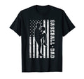 Mens Baseball Dad Usa American Flag T-Shirt - Streetwear Style for Adults - T-Shirt, Sweatshirt, Hoodie