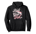 Reel Fish Fisher Mom Bass Fishing Fish Hoodie - Unique Graphic Men Women - T-Shirt, Sweatshirt, Hoodie