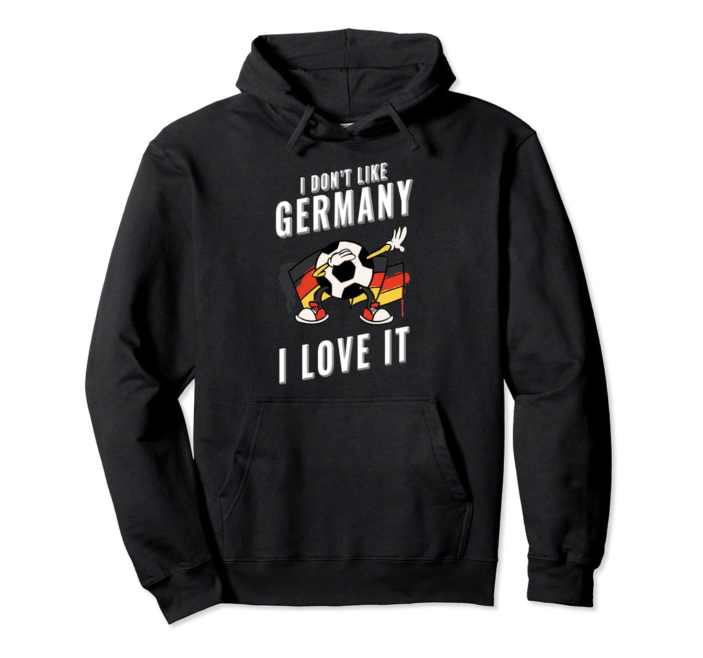 Germany Soccer Supporters Fun Flag Hoodie - Minimalist Print for Adults - T-Shirt, Sweatshirt, Hoodie