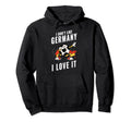 Germany Soccer Supporters Fun Flag Hoodie - Minimalist Print for Adults - T-Shirt, Sweatshirt, Hoodie