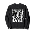 Best Dad Wolf Bald Eagle Sweatshirt - Fun Novelty Design Men Women - T-Shirt, Sweatshirt, Hoodie