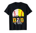 Dad Both Baseball Softball Fathers Day T-Shirt - Custom Art Print Unisex - T-Shirt, Sweatshirt, Hoodie