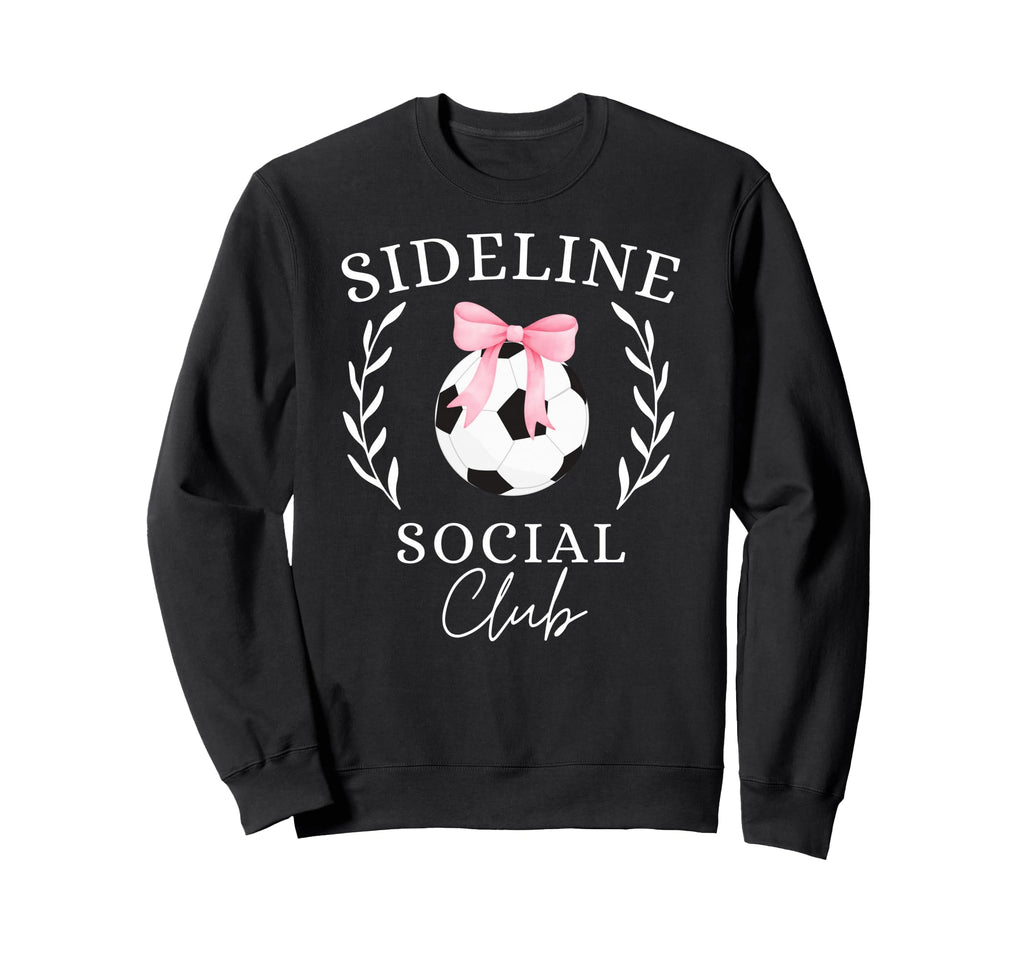 Sideline Social Club Coquette Sweatshirt - Unique Graphic for Adults - T-Shirt, Sweatshirt, Hoodie